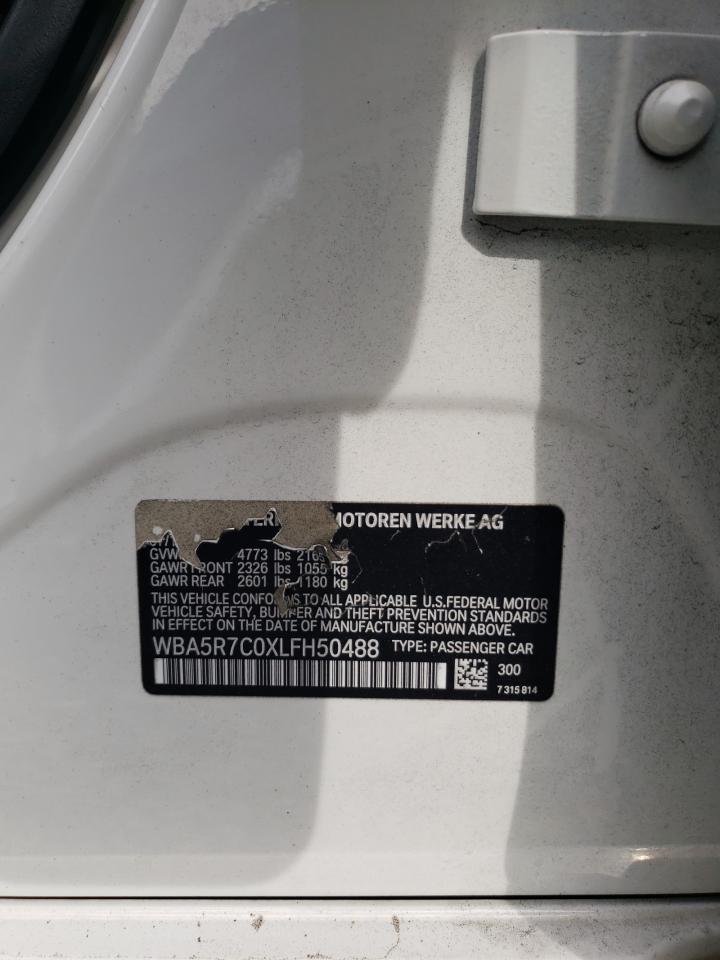 2020 BMW 330Xi VIN: WBA5R7C0XLFH50488 Lot: 84413635