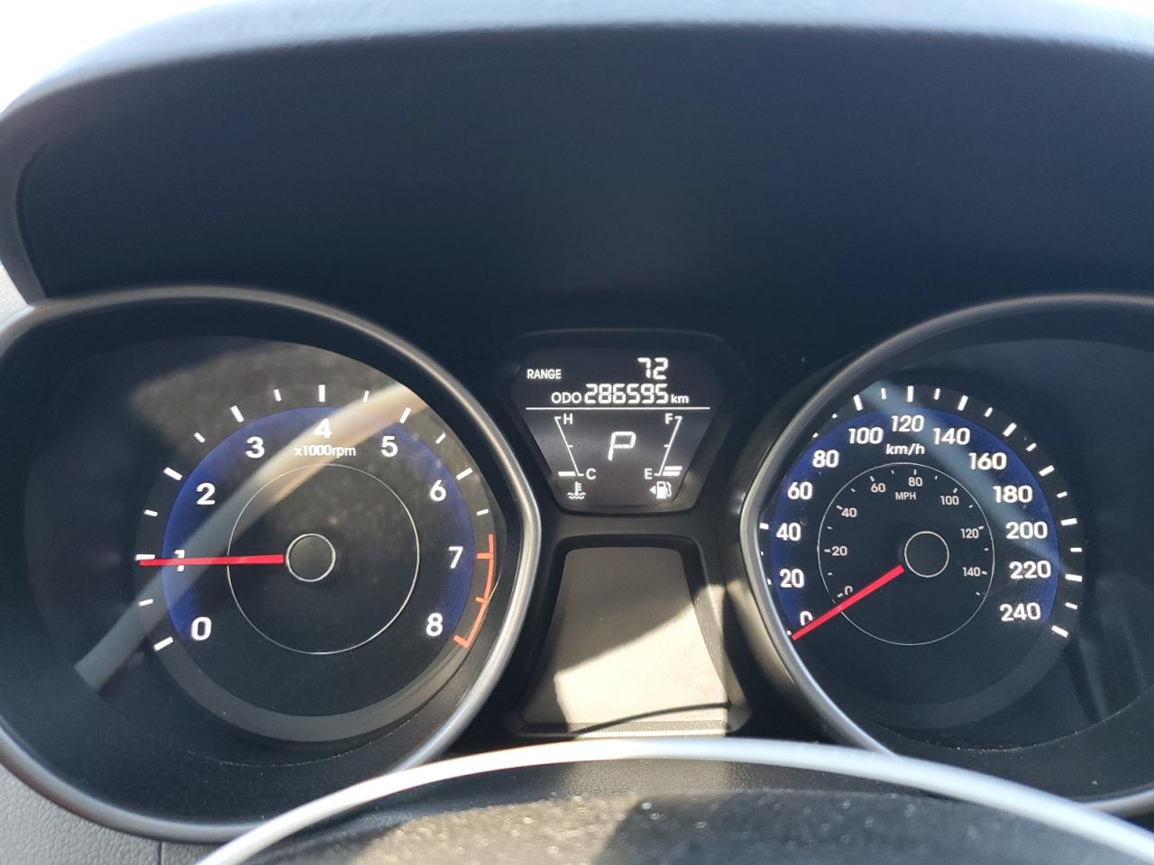 2012 Hyundai Elantra Gls VIN: 5NPDH4AEXCH107365 Lot: 72046645