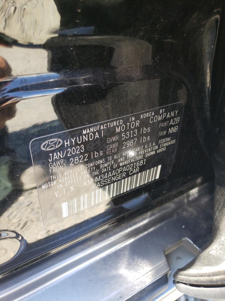 2023 Hyundai Ioniq 6 Sel VIN: KMHM34AA0PA021681 Lot: 80873155