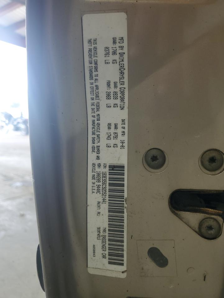 2002 Dodge Neon Es VIN: 1B3ES56C92D521441 Lot: 80201885