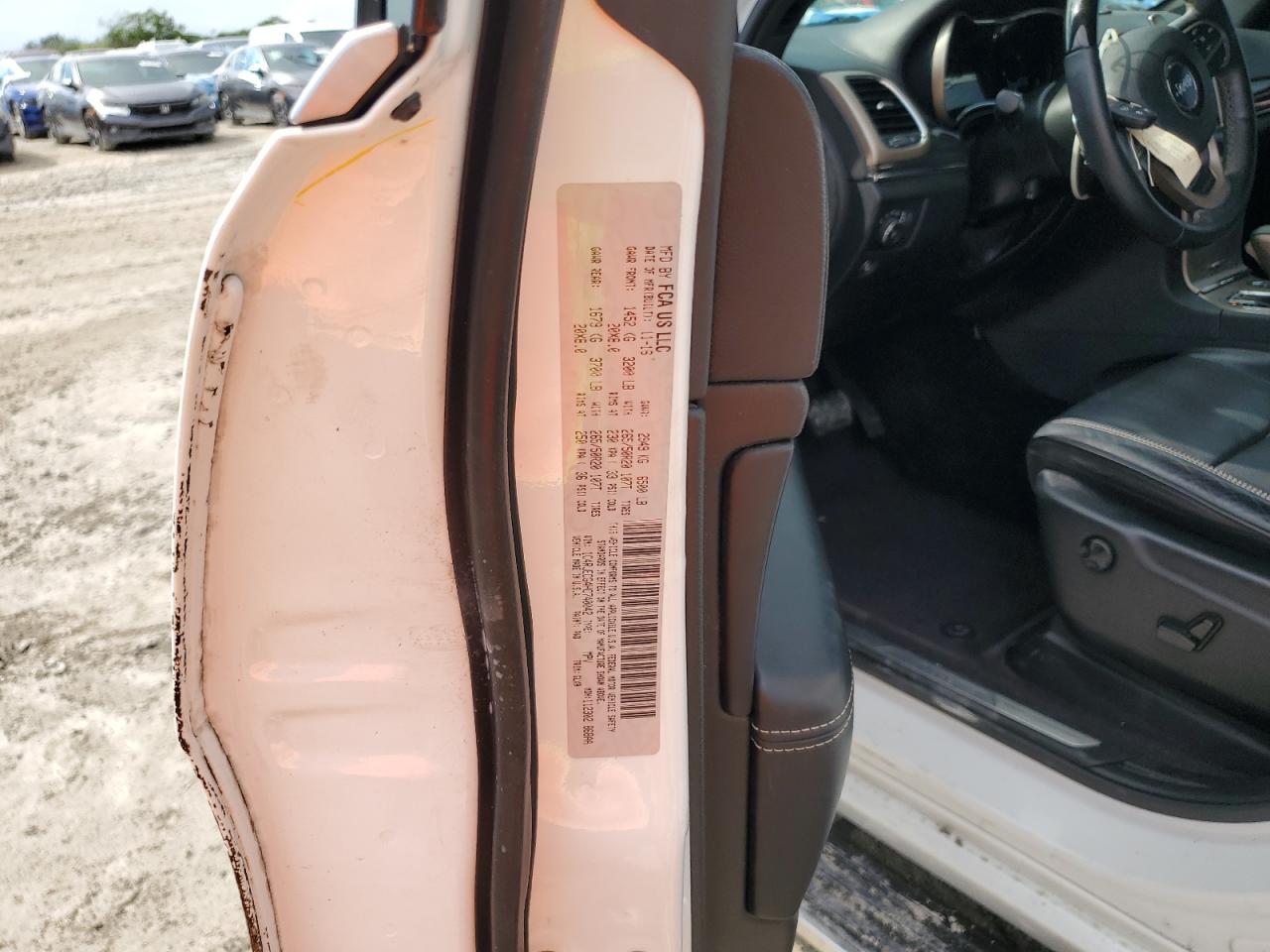 2017 Jeep Grand Cherokee Overland VIN: 1C4RJECG4HC740042 Lot: 83797275