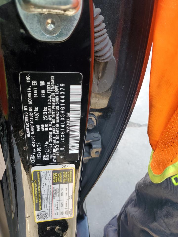 2017 Kia Optima Lx VIN: 5XXGT4L35HG144379 Lot: 80308855