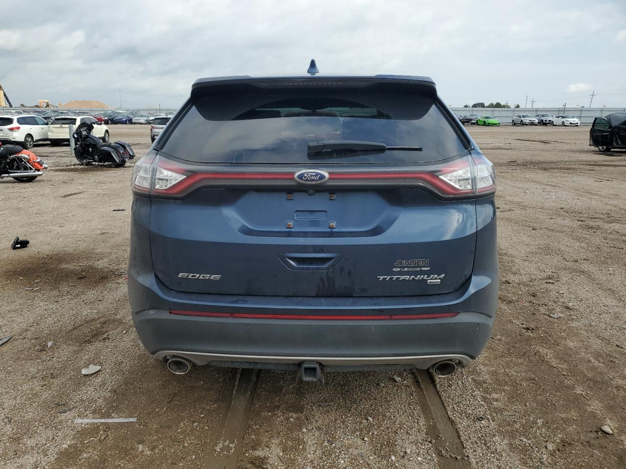 2017 Ford Edge Titanium VIN: 2FMPK4K84HBB74422 Lot: 71063445