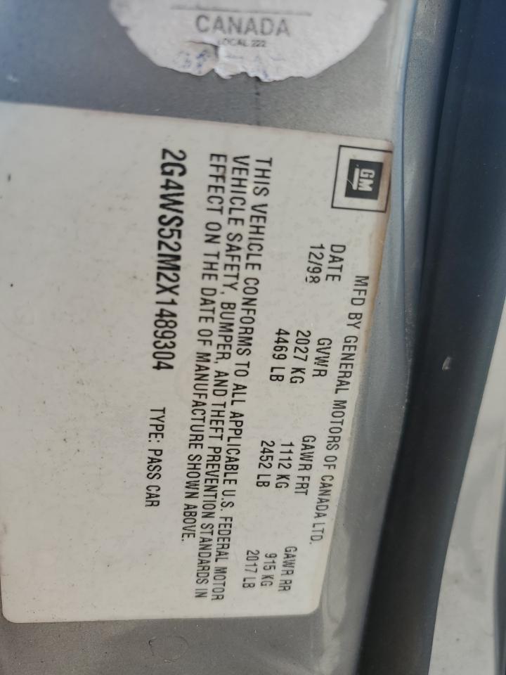 2003 Buick Century Custom VIN: 2G4WS52J431278038 Lot: 81512445