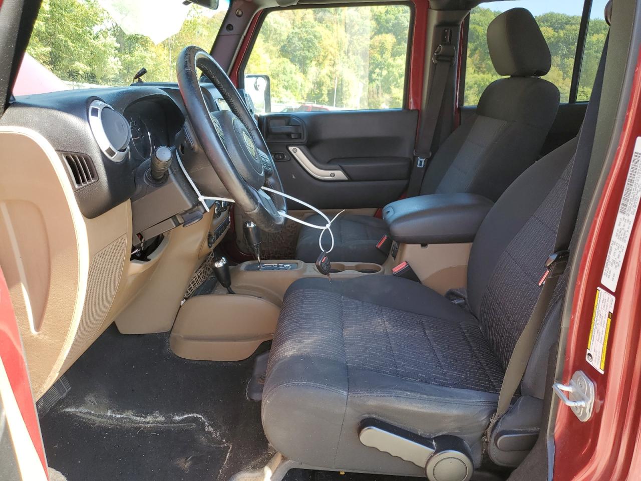 2012 Jeep Wrangler Unlimited Sahara VIN: 1C4BJWEG0CL191467 Lot: 80293175