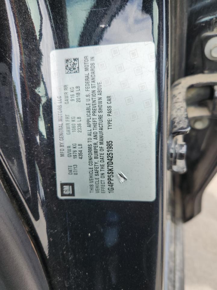 2013 Buick Verano VIN: 1G4PP5SK7D4251985 Lot: 81029375