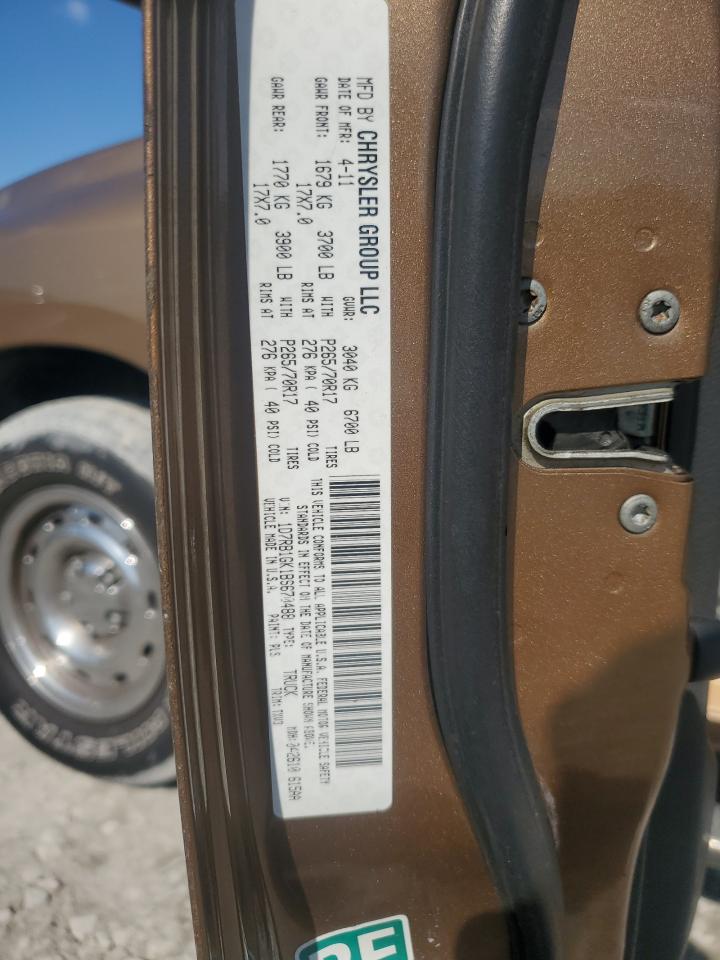 2011 Dodge Ram 1500 VIN: 1D7RB1GK1BS670488 Lot: 81559145