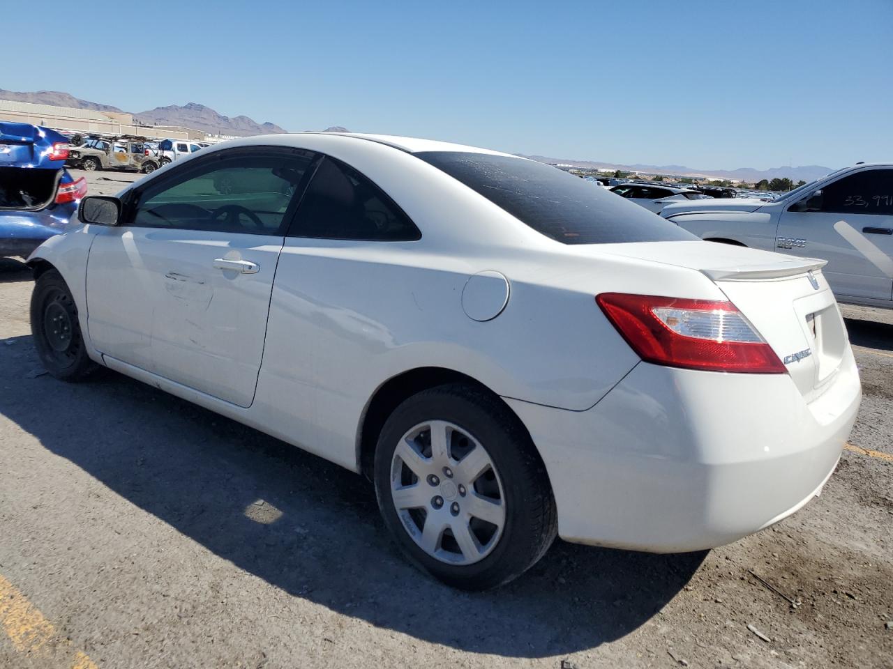 2010 Honda Civic Lx white coupe gasoline 2HGFG1B61AH523961 photo #3