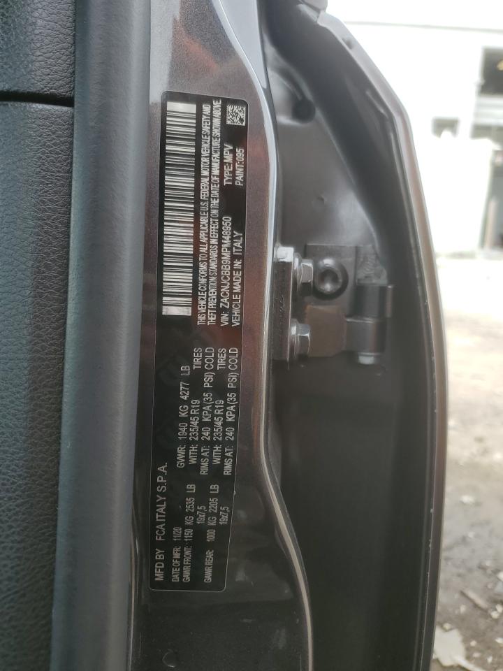 2021 Jeep Renegade Latitude VIN: ZACNJCBB9MPM48950 Lot: 71739315