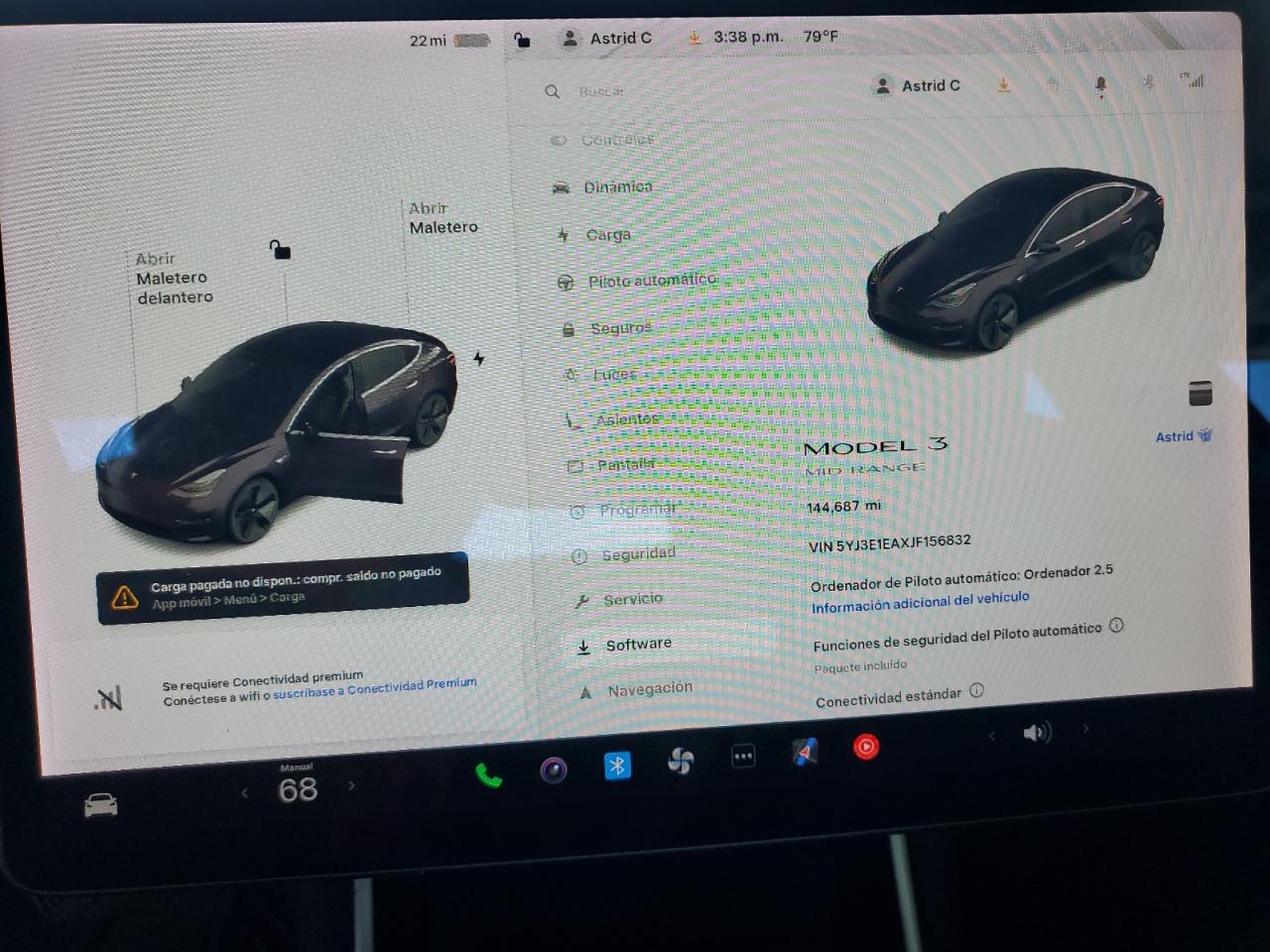 2018 Tesla Model 3 VIN: 5YJ3E1EAXJF156832 Lot: 80117395