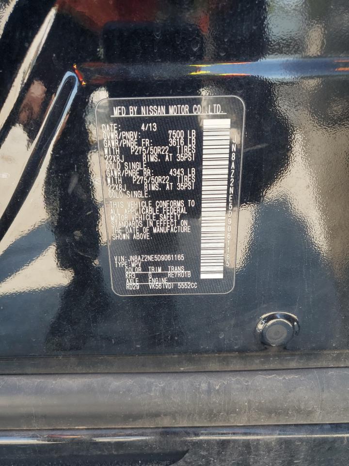 2013 Infiniti Qx56 VIN: JN8AZ2NE5D9061165 Lot: 80585915