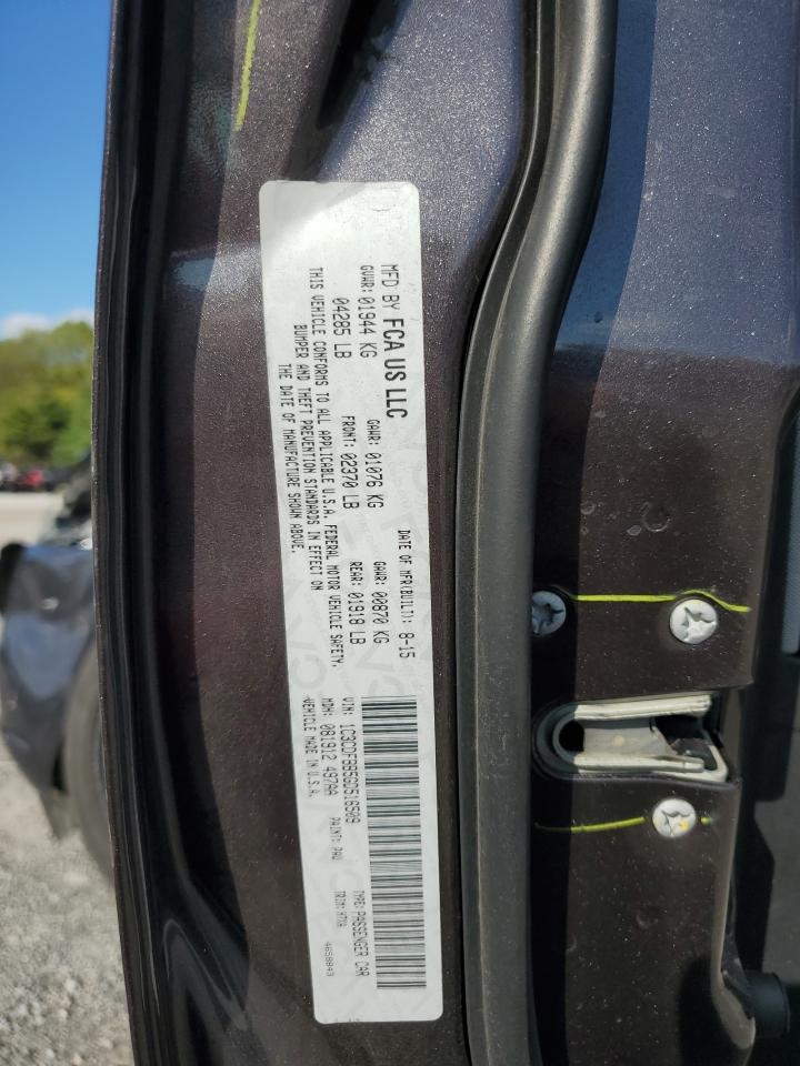 2016 Dodge Dart Sxt VIN: 1C3CDFBB5GD516509 Lot: 84020145