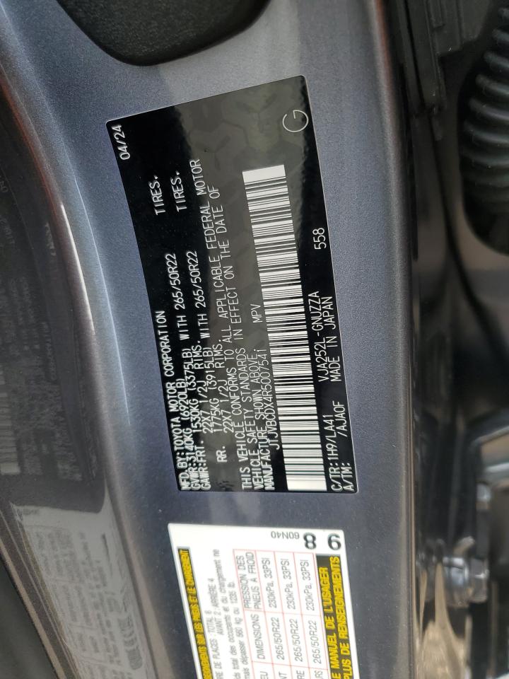 2024 Lexus Gx 550 Luxury VIN: JTJVBCDX4R5007541 Lot: 81307585