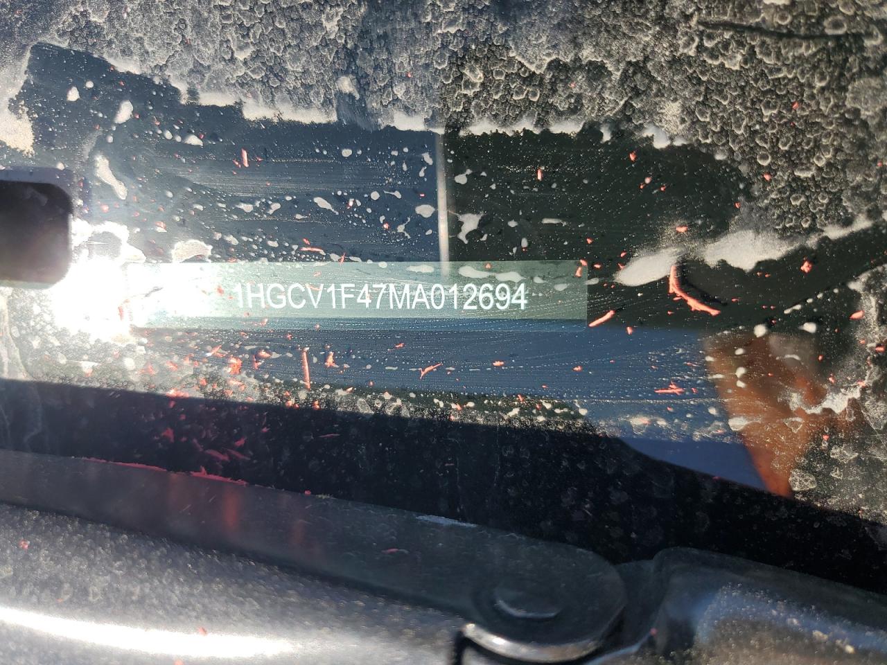 2021 Honda Accord Sport Se VIN: 1HGCV1F47MA012694 Lot: 81039555