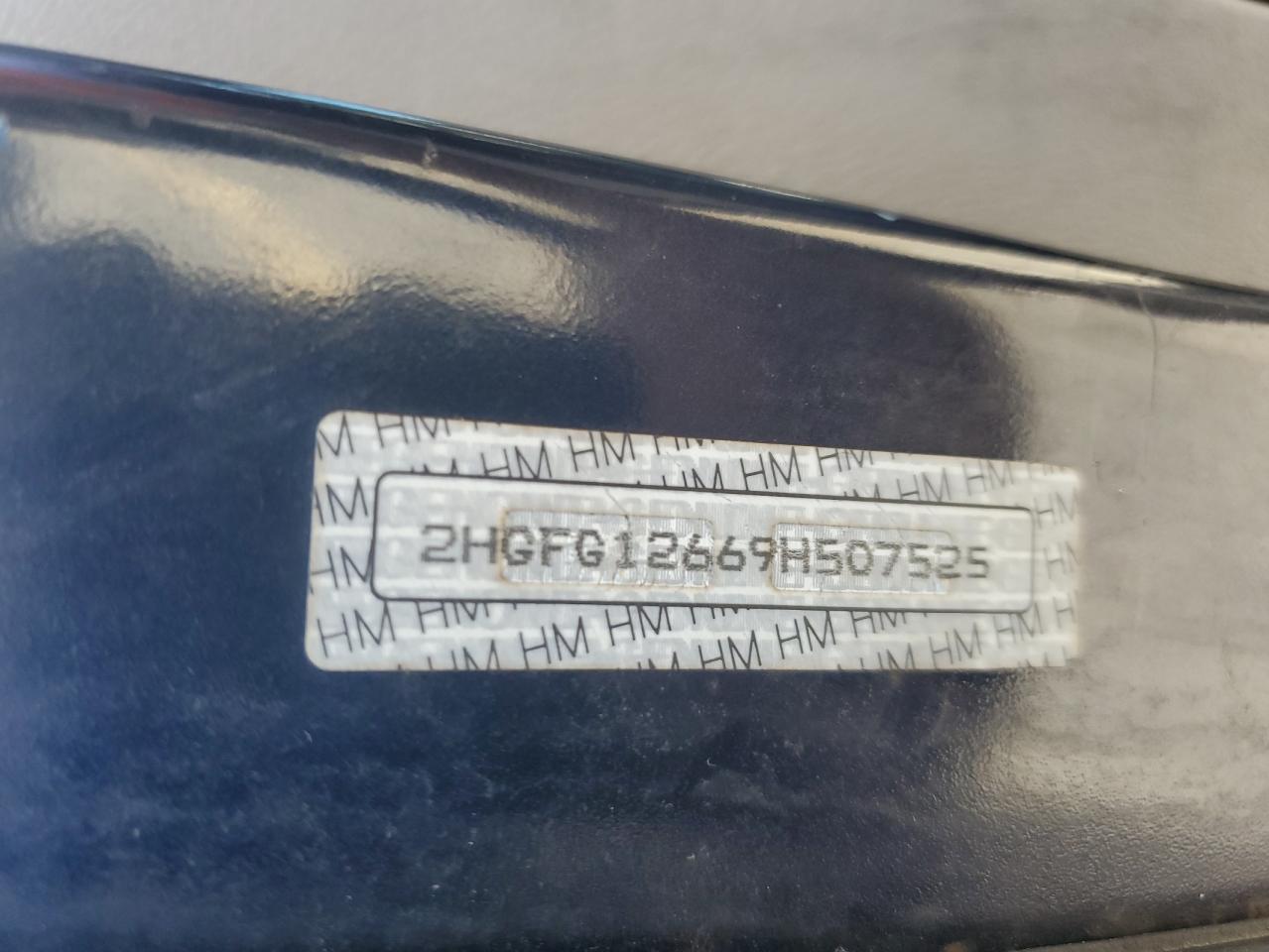 2009 Honda Civic Lx VIN: 2HGFG12669H507525 Lot: 84587905