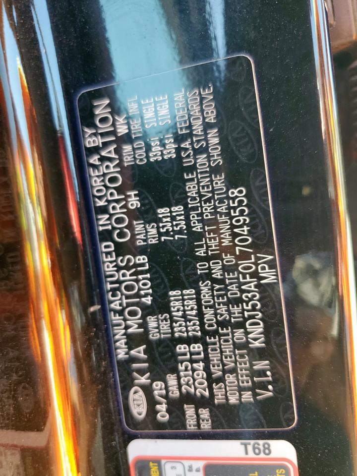 2020 Kia Soul Gt-Line Turbo VIN: KNDJ53AF0L7049558 Lot: 80309755