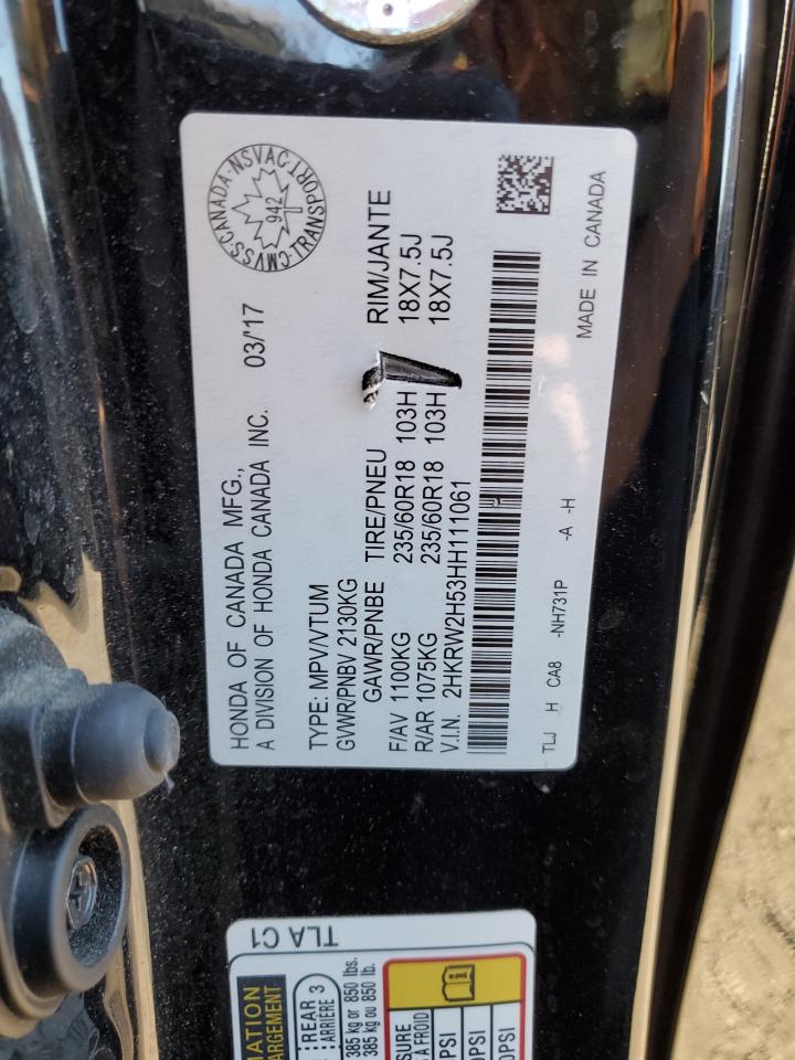 2017 Honda Cr-V Ex VIN: 2HKRW2H53HH111061 Lot: 84262395