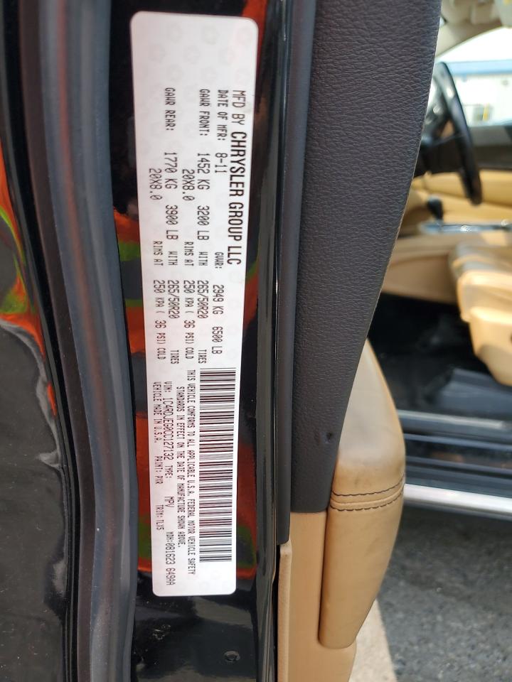 2012 Dodge Durango Citadel VIN: 1C4RDJEG0CC127132 Lot: 71932035