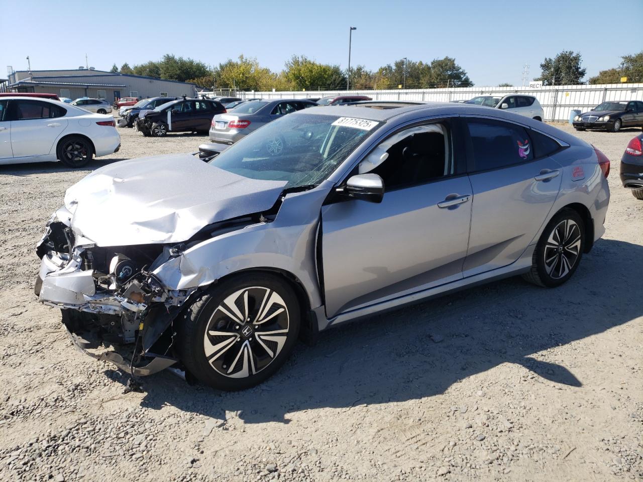 2017 Honda Civic Ex silver null gasoline 2HGFC1F31HH656998 photo #1