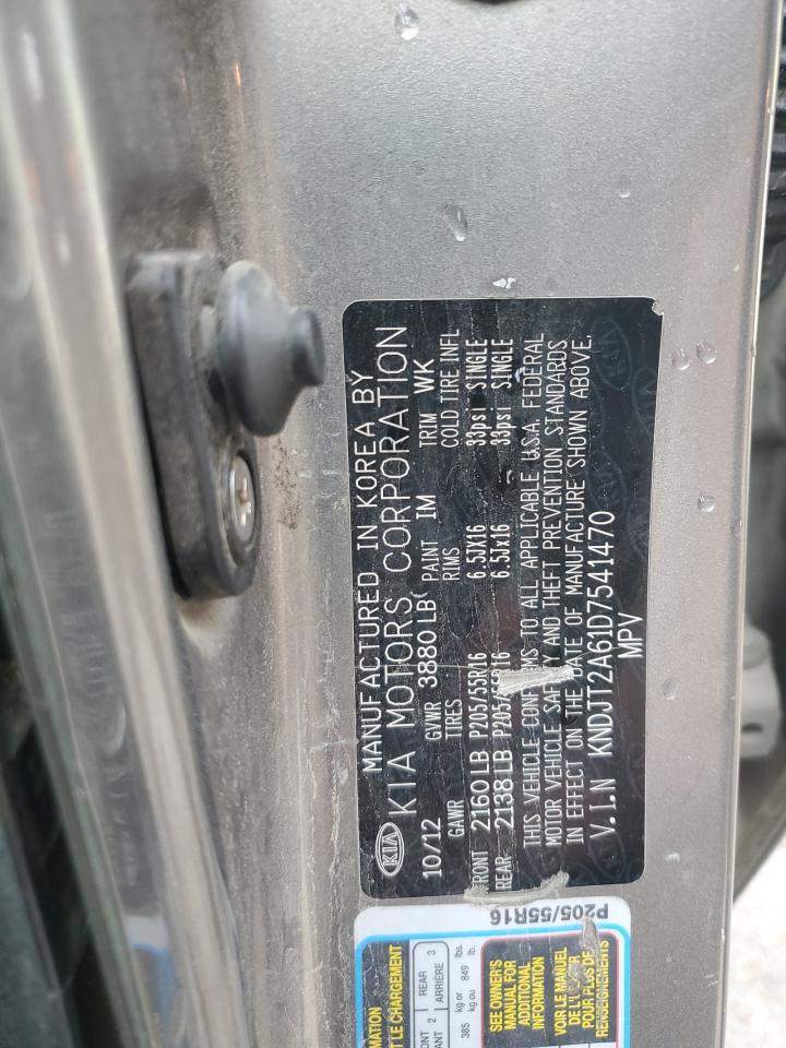 2013 Kia Soul + VIN: KNDJT2A61D7541470 Lot: 83987825