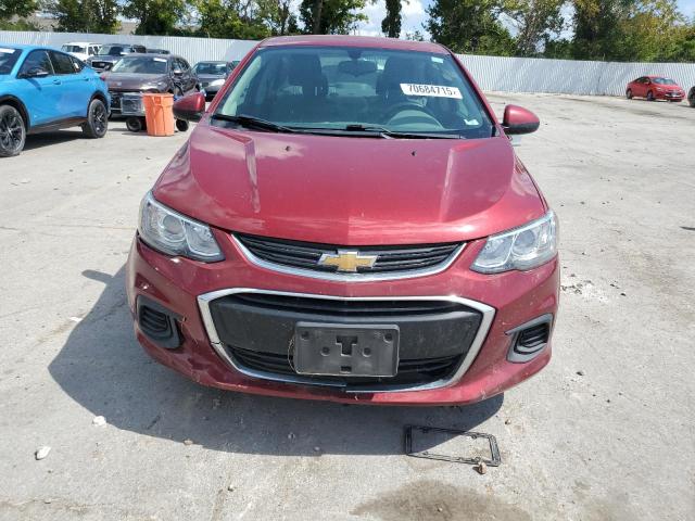  CHEVROLET SONIC 2017 Бордовый