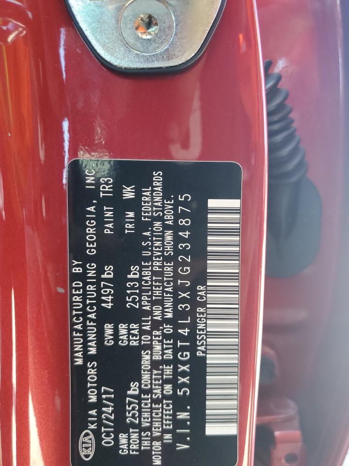 2018 Kia Optima Lx VIN: 5XXGT4L3XJG234875 Lot: 81554275