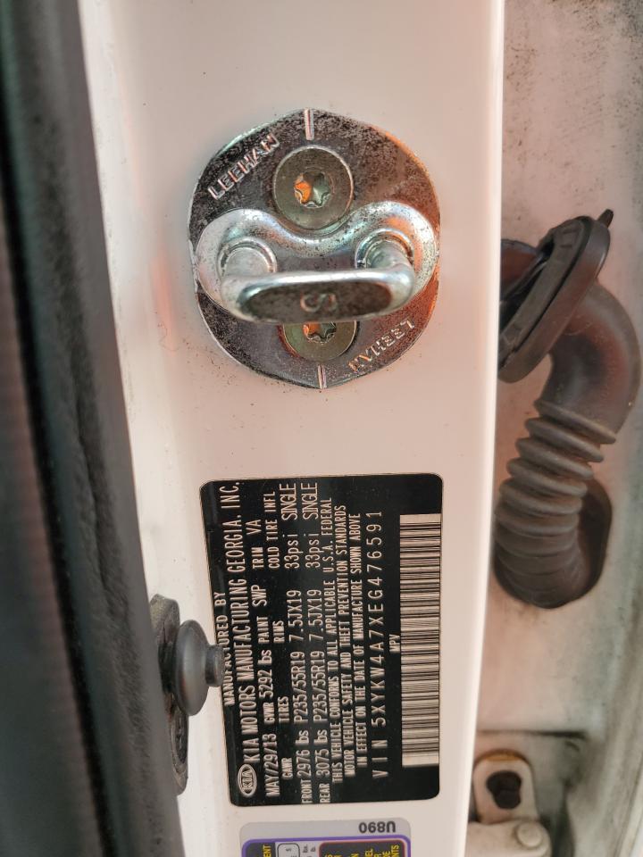 2014 Kia Sorento Sx VIN: 5XYKW4A7XEG476591 Lot: 71492065