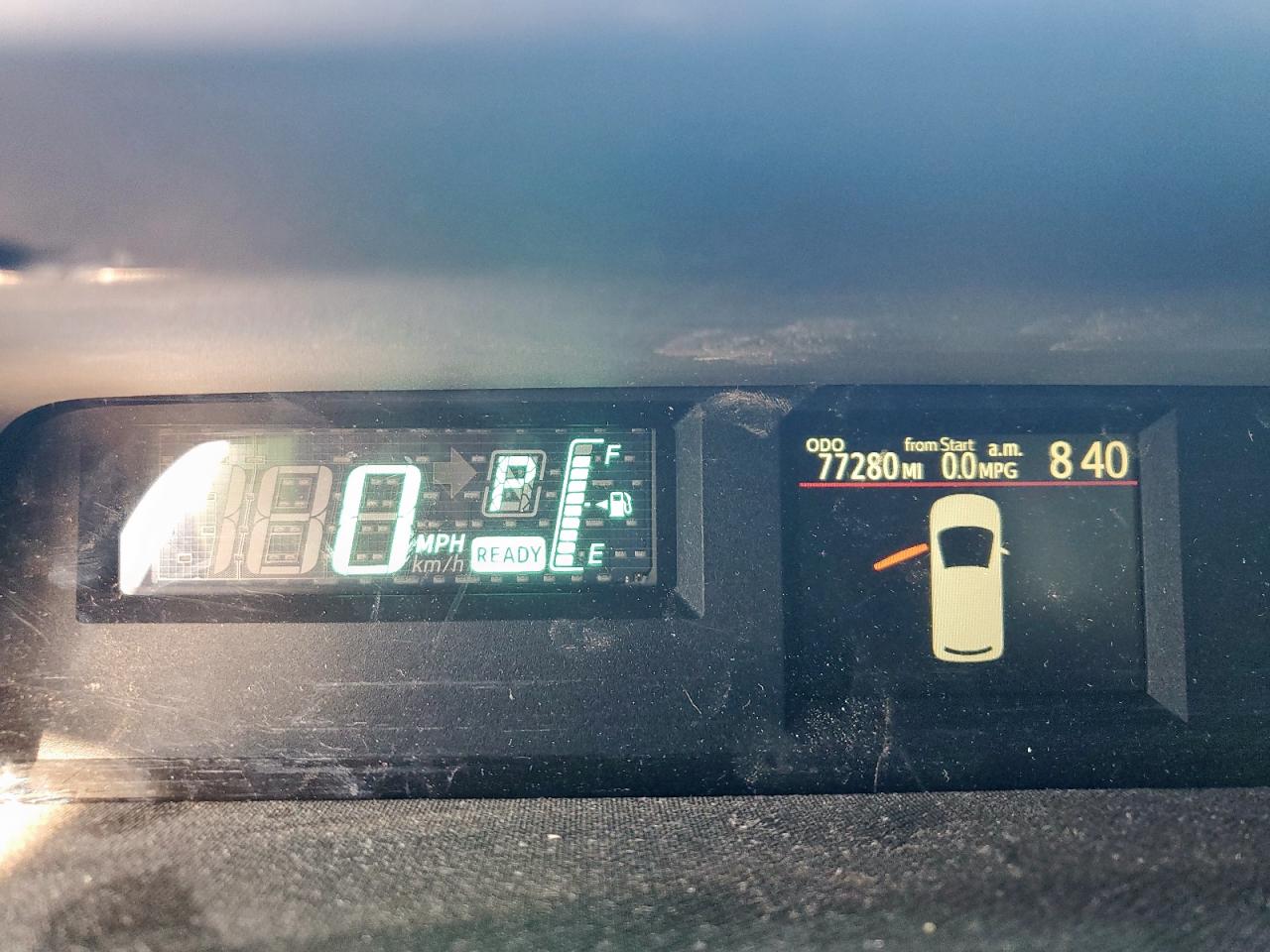 2012 Toyota Prius C VIN: JTDKDTB30C1512426 Lot: 80371245