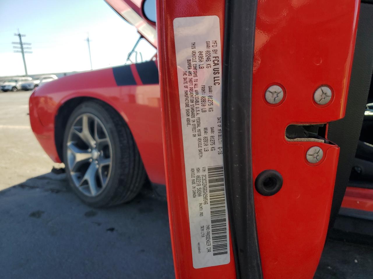 2016 Dodge Challenger Sxt VIN: 2C3CDZAG6GH290546 Lot: 82135915