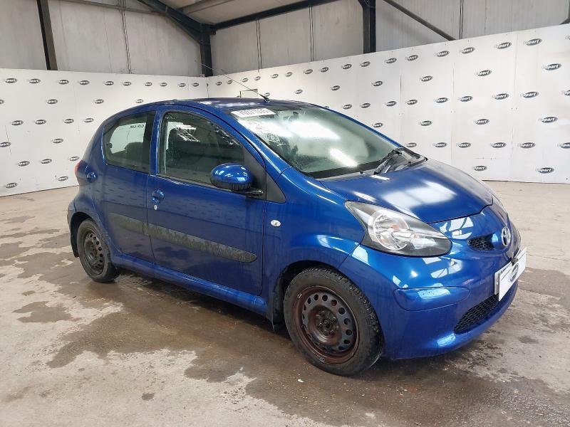 2007 TOYOTA AYGO BLUE