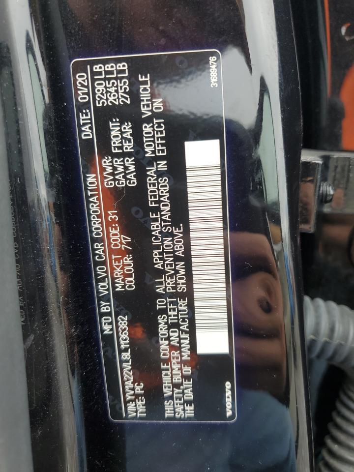 2020 Volvo V90 T6 Inscription VIN: YV1A22VL8L1136382 Lot: 80734895