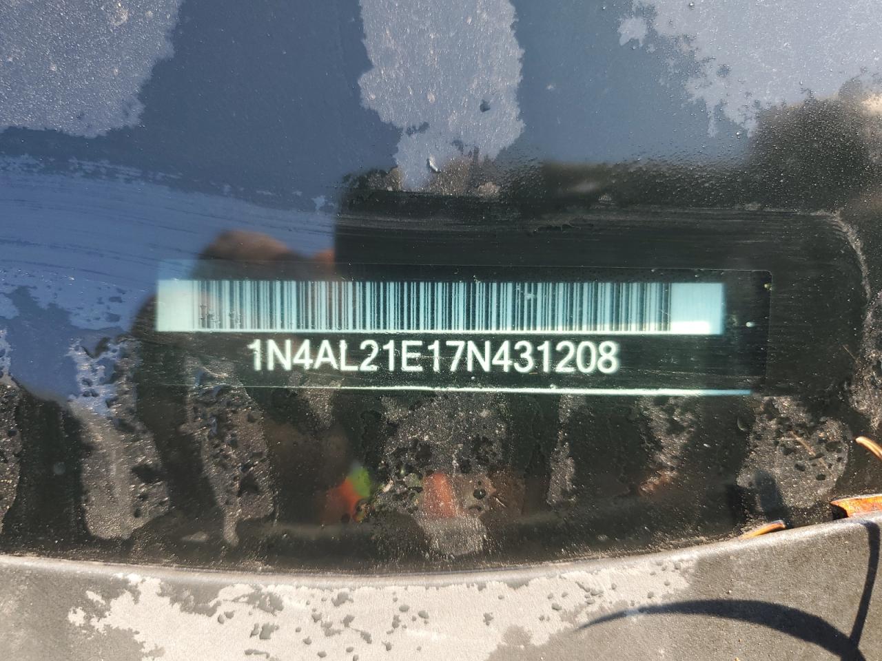 2007 Nissan Altima 2.5 VIN: 1N4AL21E17N431208 Lot: 71414665