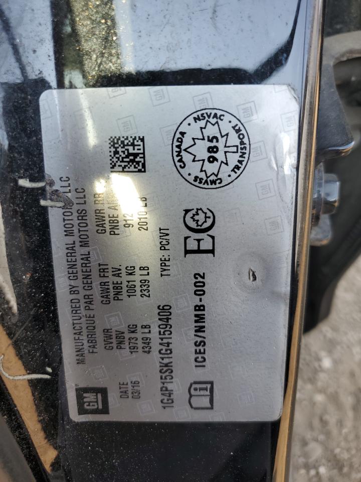 2016 Buick Verano VIN: 1G4P15SK1G4159406 Lot: 81159395