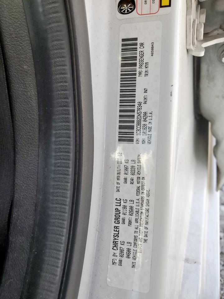 2013 Chrysler 200 Touring VIN: 1C3CCBBB2DN578340 Lot: 83808885