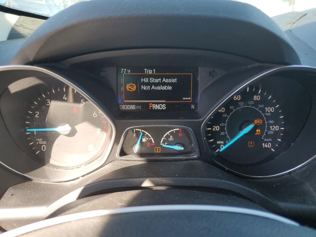 2017 Ford Escape S VIN: 1FMCU0F74HUD94074 Lot: 82167345