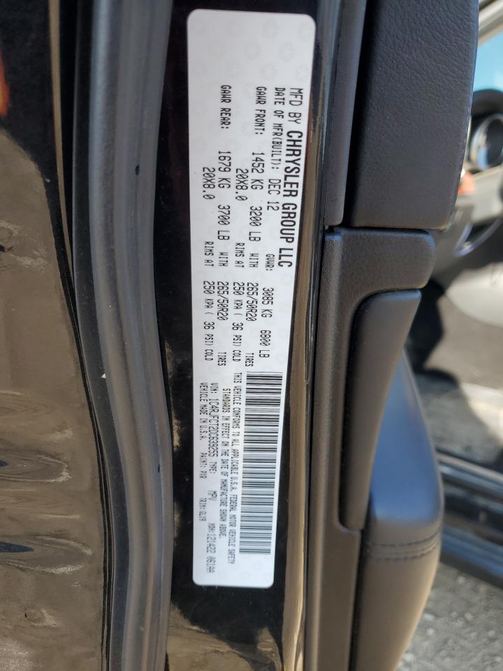 2013 Jeep Grand Cherokee Overland VIN: 1C4RJFCT2DC639255 Lot: 71669055