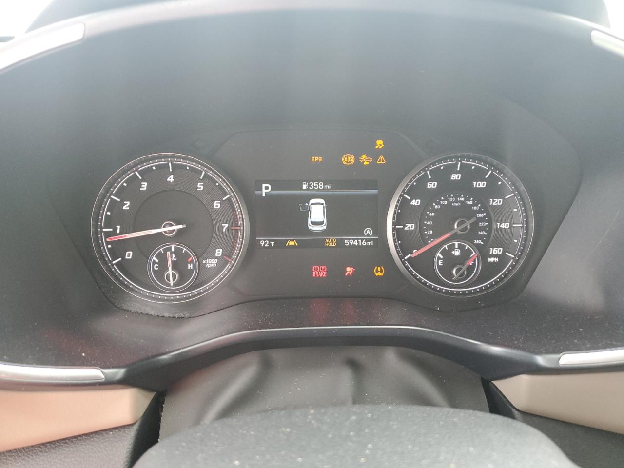 2022 Hyundai Santa Fe Sel VIN: 5NMS24AJ1NH447302 Lot: 81159815