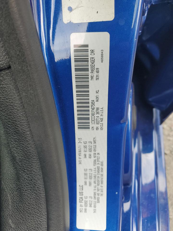 2015 Chrysler 200 Limited VIN: 1C3CCCAB1FN675054 Lot: 82099085