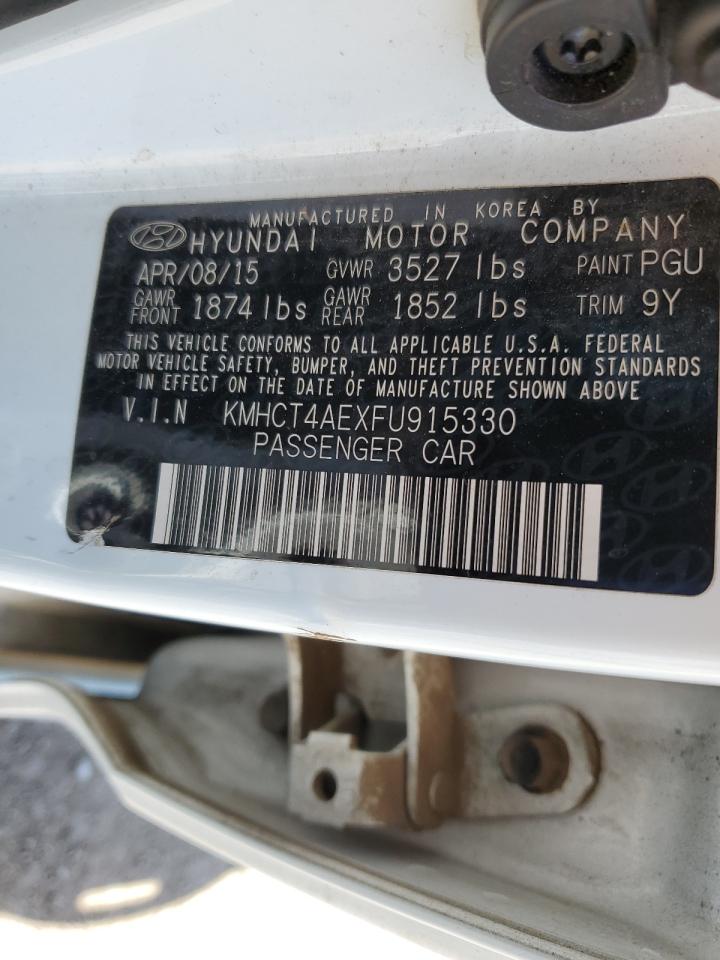 2015 Hyundai Accent Gls VIN: KMHCT4AEXFU915330 Lot: 80055765
