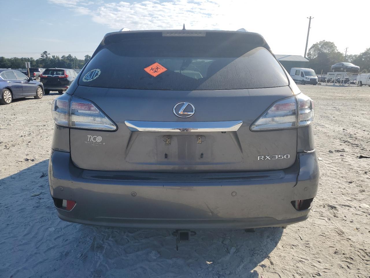 2012 Lexus Rx 350 VIN: 2T2BK1BA8CC121167 Lot: 70368625