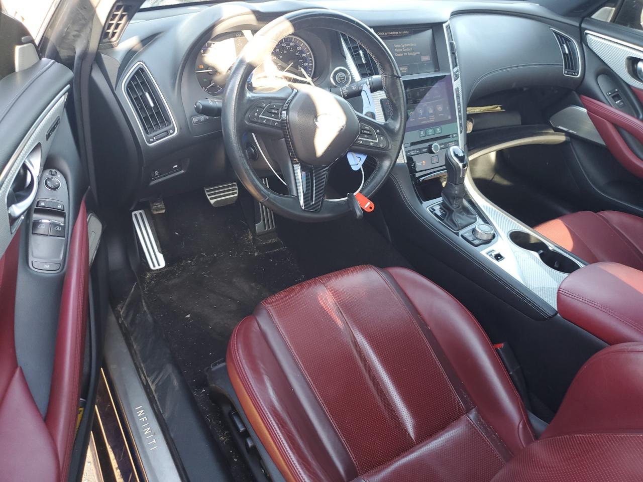 2017 Infiniti Q60 Red Sport 400 VIN: JN1FV7EL1HM701158 Lot: 84024755