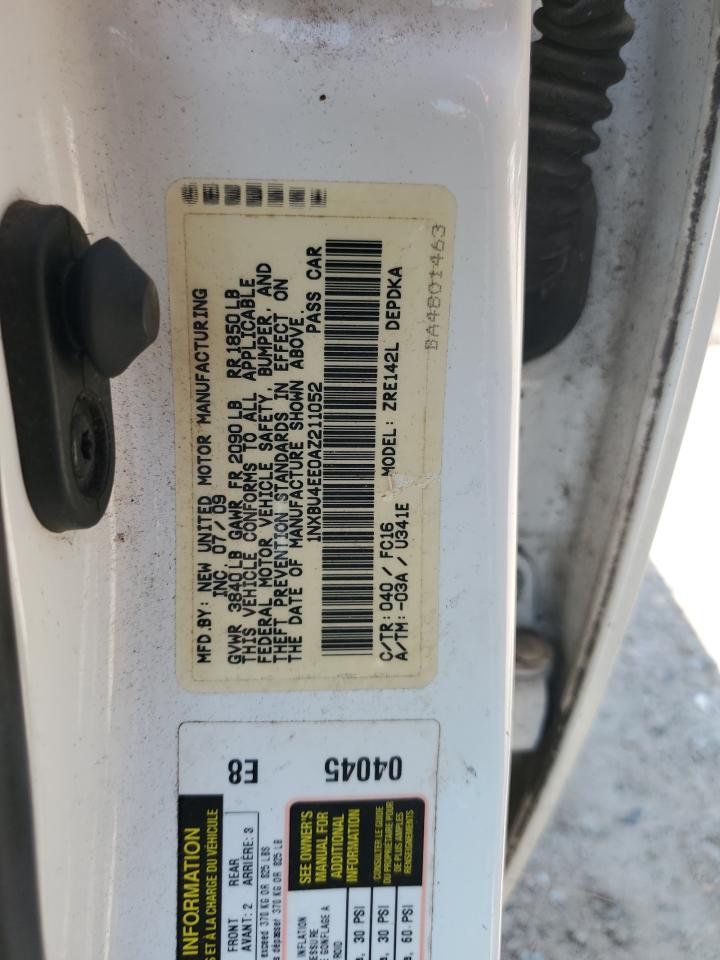 2010 Toyota Corolla Base VIN: 1NXBU4EE0AZ211052 Lot: 71869425