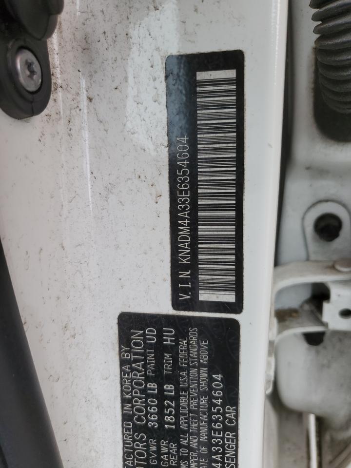 2014 Kia Rio Lx VIN: KNADM4A33E6354604 Lot: 71299465