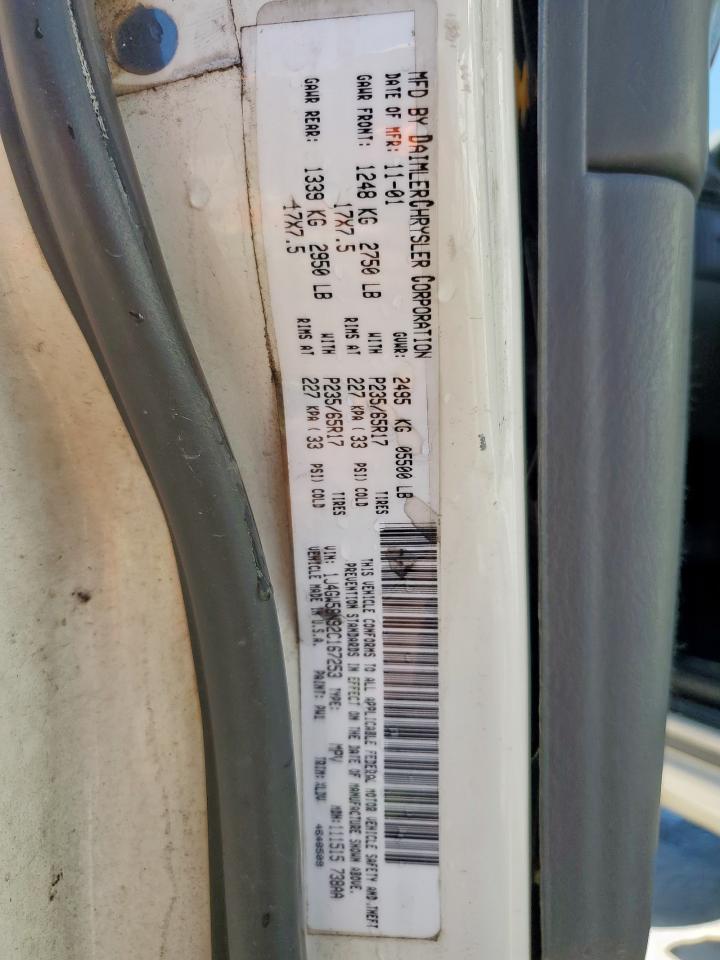 2002 Jeep Grand Cherokee Limited VIN: 1J4GW58N92C167253 Lot: 83883305