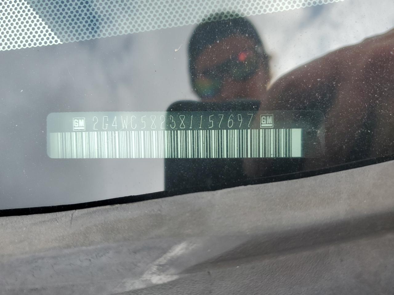 2008 Buick Lacrosse Cx VIN: 2G4WC582381157697 Lot: 81555615