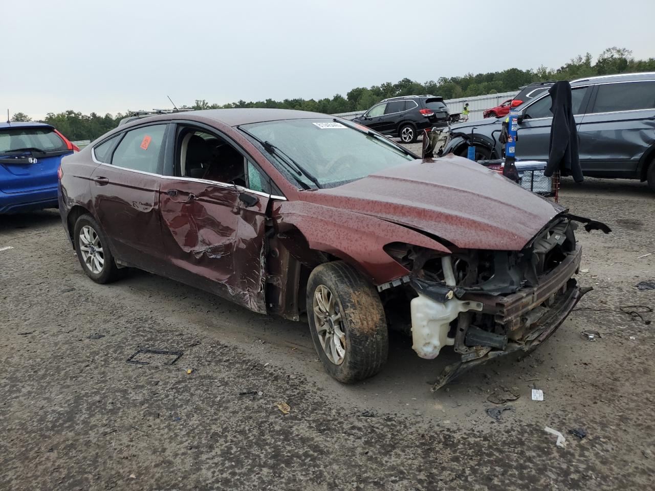 2015 Ford Fusion S VIN: 3FA6P0G78FR142622 Lot: 81945445