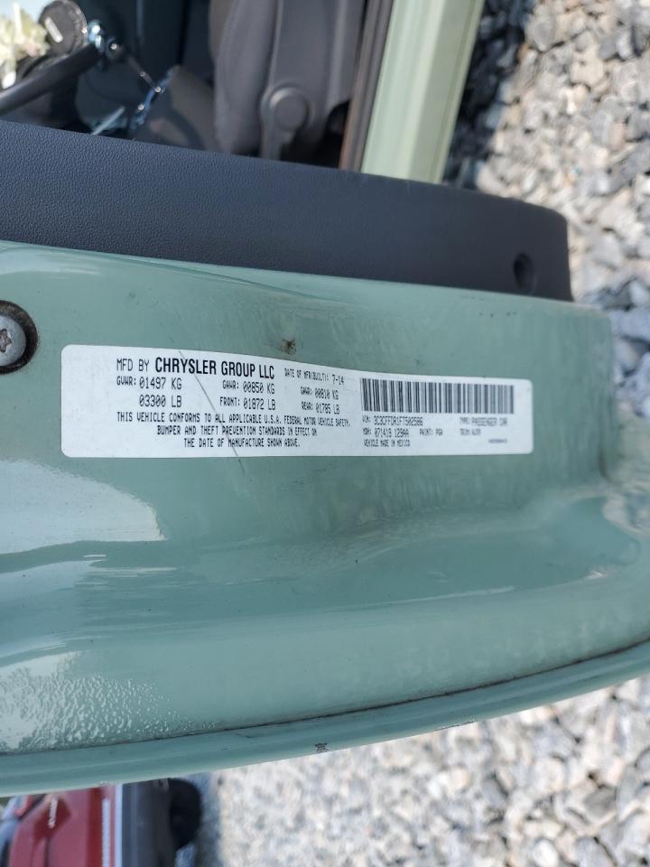 2015 Fiat 500 Pop VIN: 3C3CFFDR1FT502586 Lot: 71182505