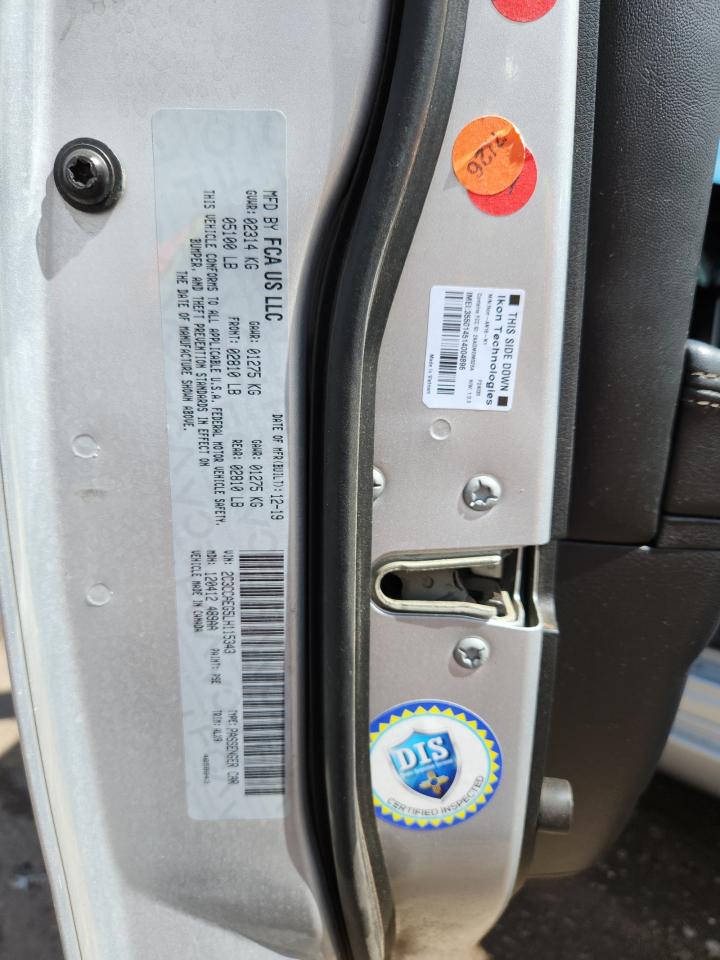 2020 Chrysler 300 Limited VIN: 2C3CCAEG5LH115343 Lot: 80703355