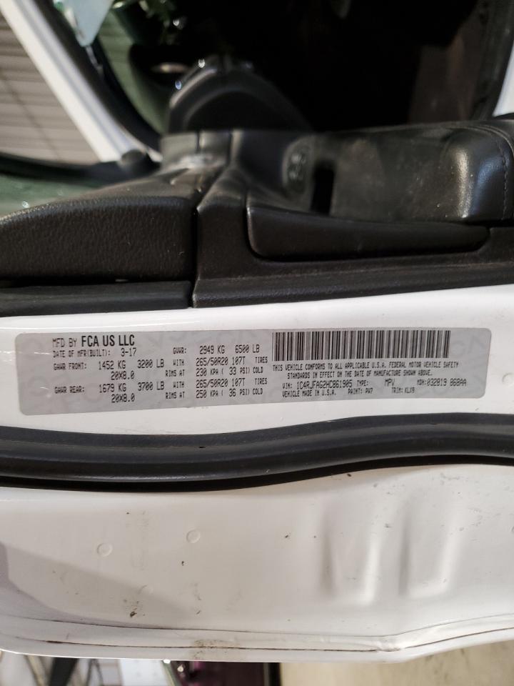 2017 Jeep Grand Cherokee Laredo VIN: 1C4RJFAG2HC861905 Lot: 71153075