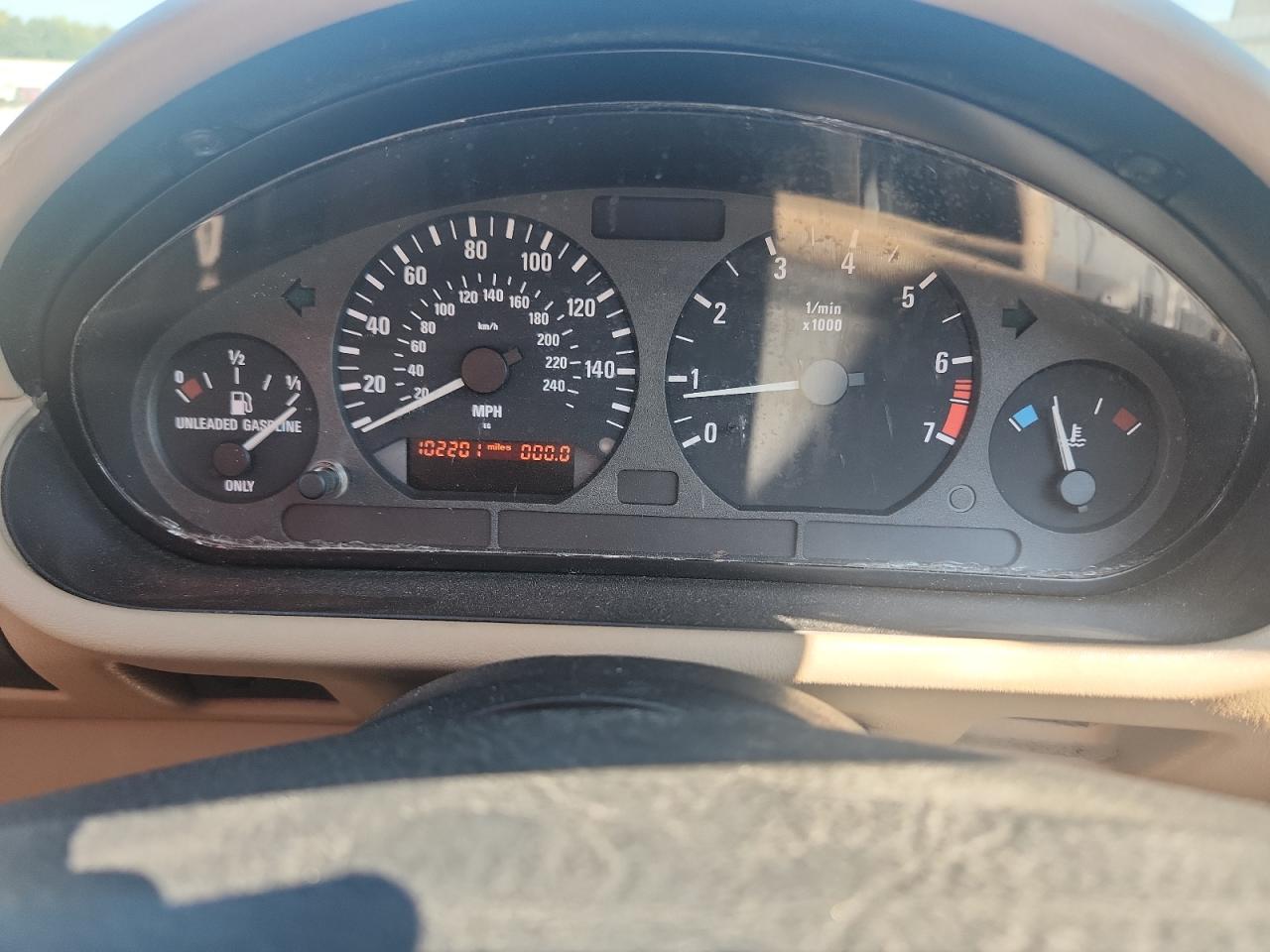 1997 BMW Z3 1.9 VIN: 4USCH7324VLB78895 Lot: 81133255